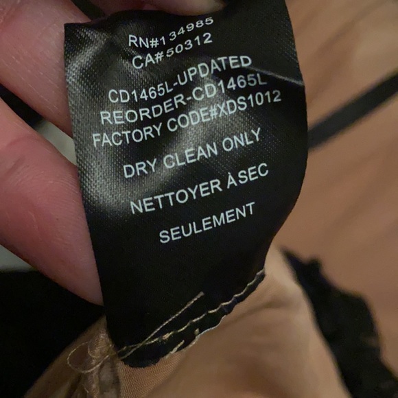 NWT For Love and Lemons Black Emorie Mini Dress - Picture 12 of 12